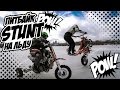 Питбайк стант зимой на льду Дрифттрайк Обзор JMC 140 mxr Stunt