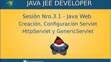 Curso de Java Web - Sesión Nro.3.1 -  Creación y Configuración un Servlet, Tipos de Servlets