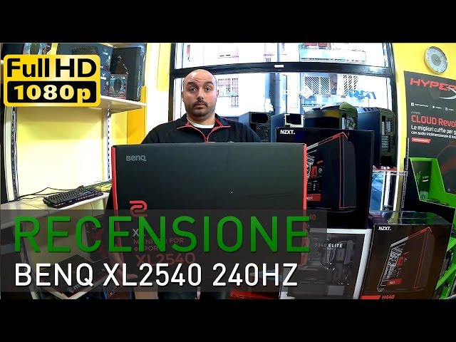 Unboxing e recensione BENQ Zowie XL2540 240hz gaming monitor ITA - YouTube