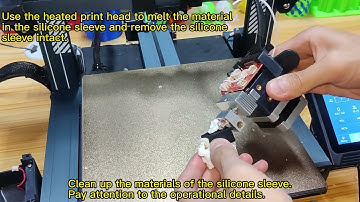 Neptune3Pro&Plus&Max-Cleaning up extrusion head deposits