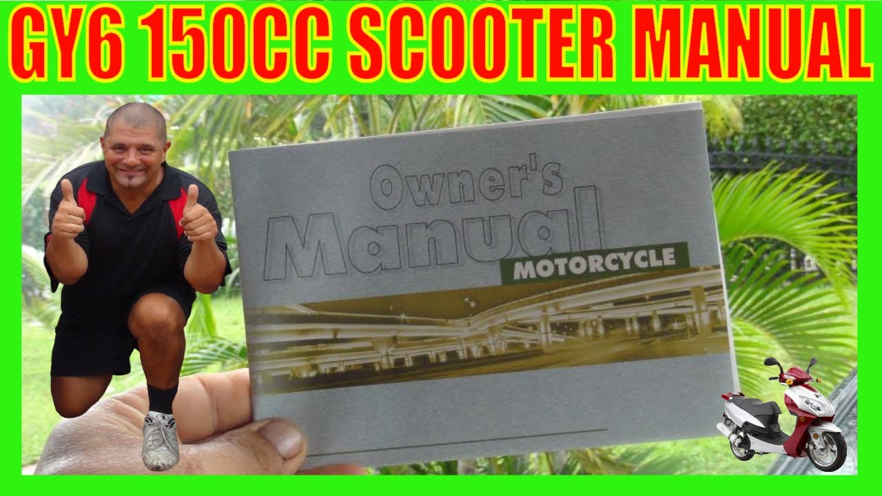 GY6 Chinese Scooter manual 150cc - YouTube