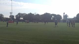 Bradford, Wentz's first throws of camp