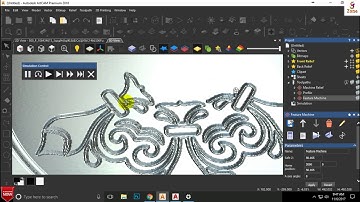 How to create Feature Toolpath on 3D Surface  in Artcam | Artcam 2018