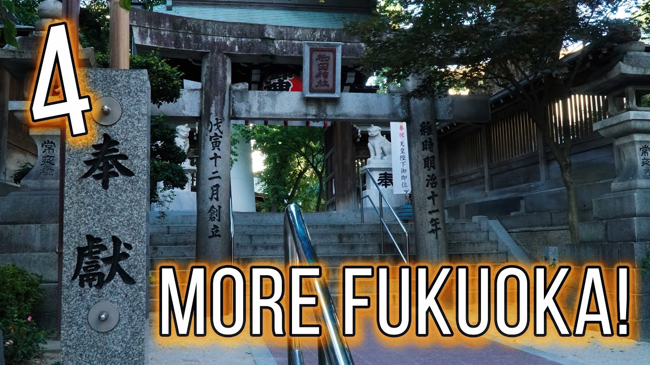 LAST DAY IN FUKUOKA  || Nakasu + Kushida Shrine + JR Hakata Station