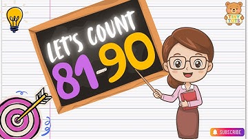 Learn Numbers 81-90 🎶 | Super Fun Counting Song for Kids | Educational Nursery Rhyme