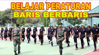 Belajar Peraturan Baris Berbaris