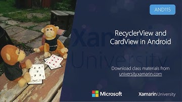 AND115 - RecyclerView and CardView in Android
