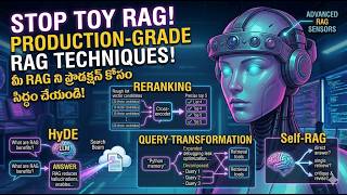 D37 - Advanced RAG Explained in Telugu - 1% Devs కి మాత్రమే తెలుసు!