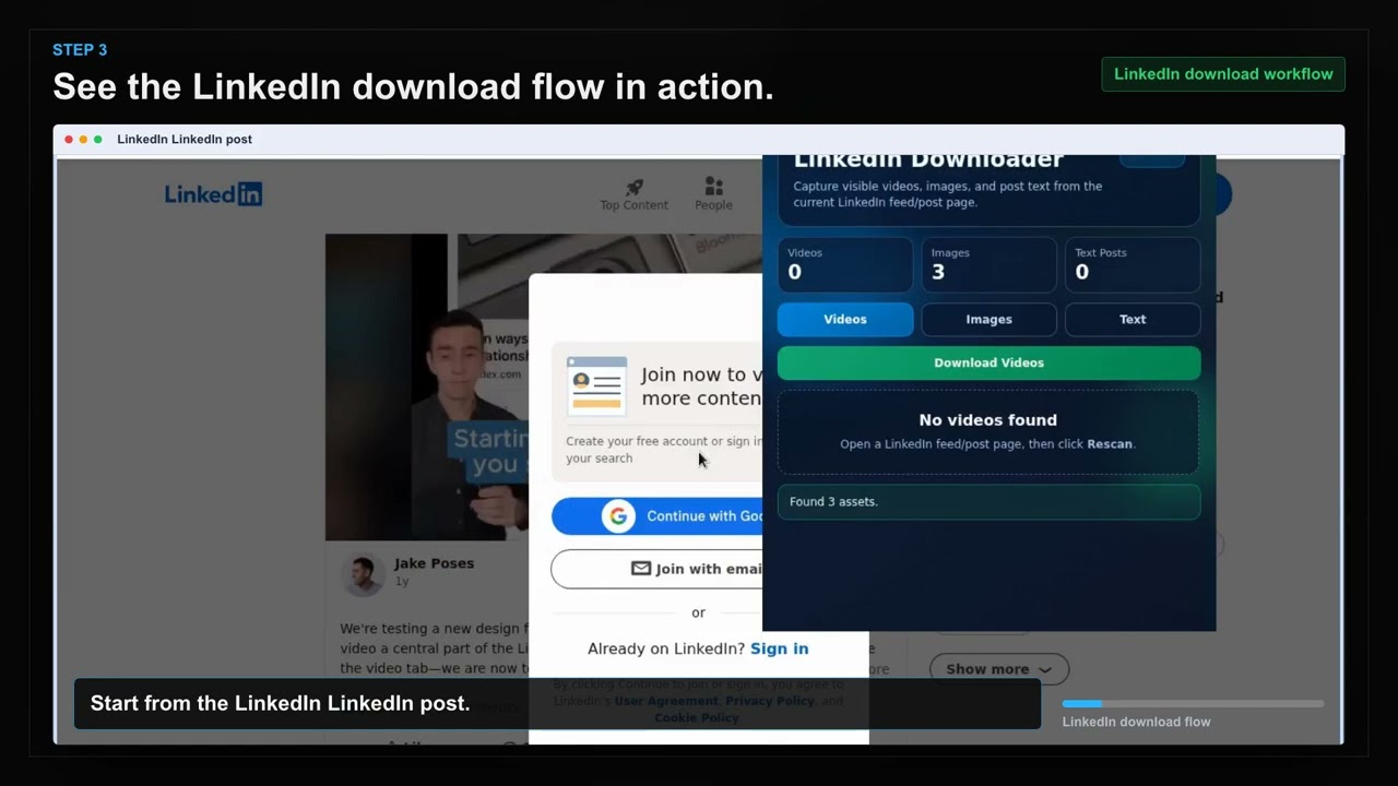 How to Use Linkedin Video Downloader