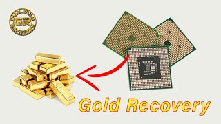 gold recovery from green fiber cpu processor | gold recovery from cpu | gold recovery