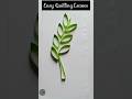 Simple Paper quilling Leaf Magic 🍃 | Easy Quilling Art #shorts #quilling #paperleaf