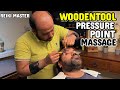 ReikiMaster WoodenTool Pressure Point Head Massage #ASMR #indianbarber #relaxation