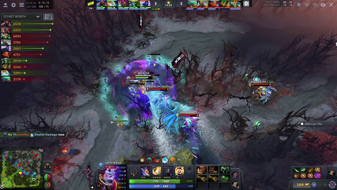 [RU] NAVI vs Extremum (GAME 1) BO3 | ESL One DPC CIS S1 by KoTHunt & JustXBOCT | 4k 60 fps