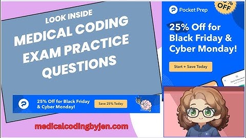 Kijk binnen Medische codering Oefenvragen Overzicht PocketPrep Beste prijs OOIT #medicalcoder