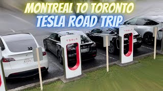 Montreal to Toronto in Tesla Model 3 SR+ | Road trip experience and charging cost