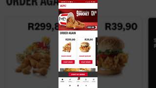 KFC SA Android application screenshot 5