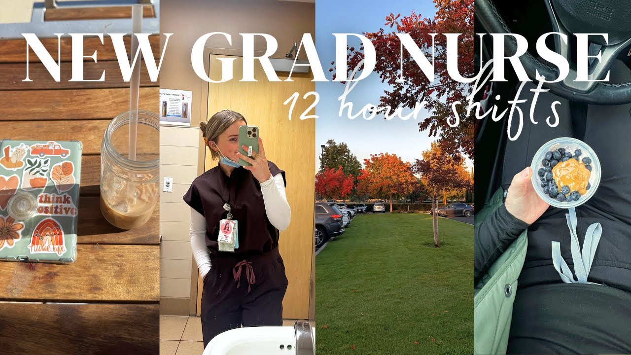 New Grad ER Nurse Vlog: 2 Exhausting 12-Hour Shifts + My Daily Routine ...