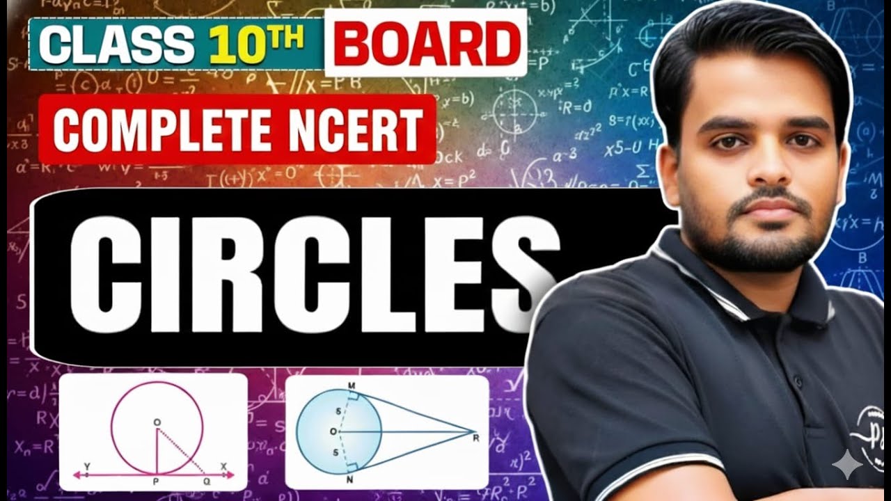 Ncert Class 10 Math Circle Exercise 10.1 & 10.2 complete Solutions ...