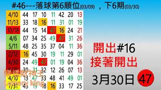 大樂透1100330研究心得