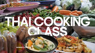 The BEST traditional Thai cooking class! Pakinnaka Cooking + Market Tour with Wandee, Khao Lak 2024