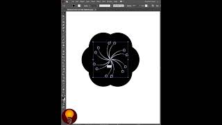 Flower Logo Design  Adobe Illustrator CC Tutorial 103 #short #shorts