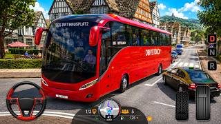 Bus Simulator EVO ✨ NEW YUTONG BUS in SAXONY! 🚌🇩🇪 Smooth German City Drive 💥🎮 Android GamePlay screenshot 1