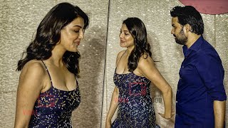 Glimpse of Kajal Agerwal Beautiful Moment With Husband At Jio World Plaza Launch