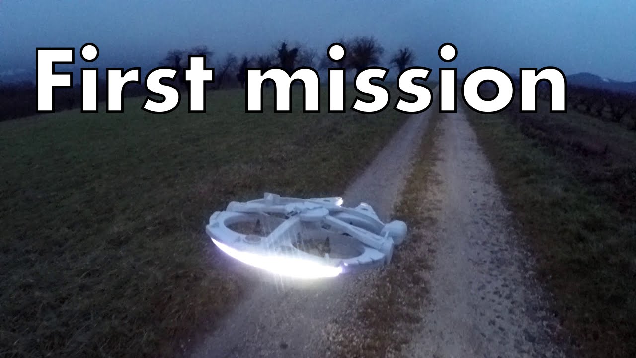 Video till Millenium Falcon som drönare