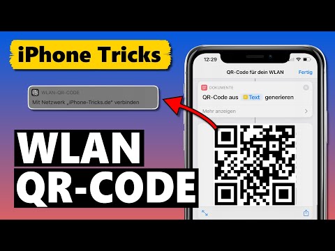 Video: Wie finde ich den QR-Code auf meinem iPhone WiFi?