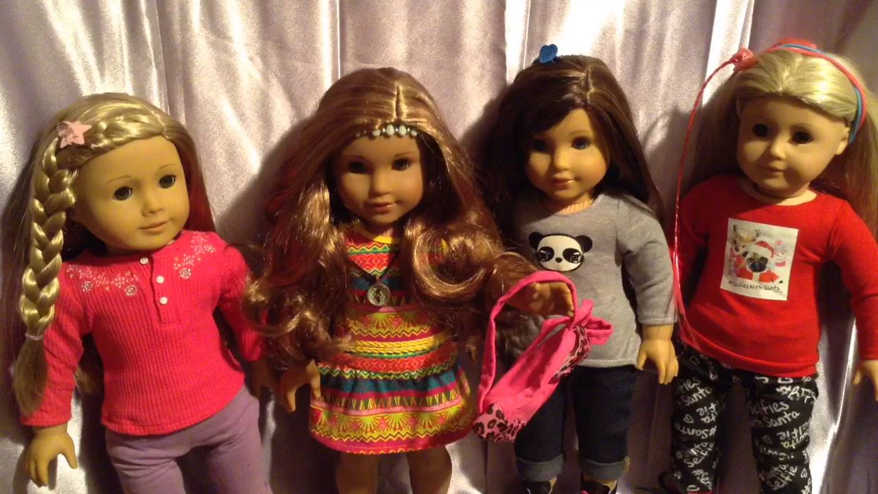Daily Doll VLOG / All My American Girl Of The Year Dolls / Opening Mylife As Doll Backpack 🌸🌸🌸