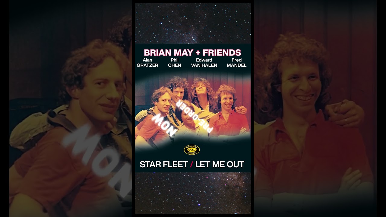 ⁣Brian May + Friends 'Star Fleet Sessions' Deluxe Edition box set, released worldwide on Ju