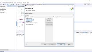 11  Eclipse   WorkingSet