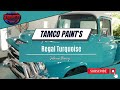Tamco Paint's Customer Color - Regal Turquoise painted on 1955 Chevy by Joshua Morey