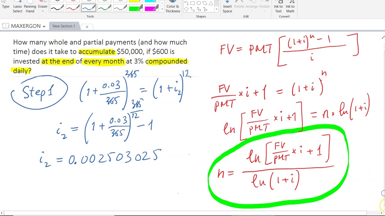 5 Standard Annuity Problems Solved with Algebra And Excel YouTube 5 Standard Annuity Problems Solved with Algebra And Excel YouTube