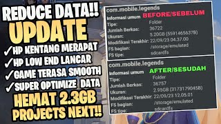 New! Config ml anti lag | Reduce Data Ml Patch Projects Next| Cara Atasi Lag Mobile Legends