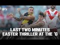 Last two minutes richmond v sydney swans  round 3 2024  afl