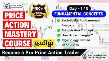 Price Action Course for Beginners  [ தமிழ் ] | Day #1 Fundamental Concepts
