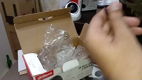 dahua 2mp Bullet IR Camera Unboxing