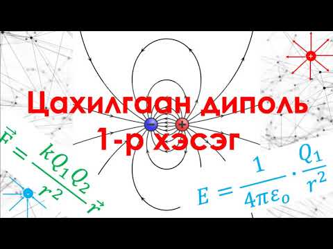 Диполийн цахилгаан орон: 1-р хэсэг