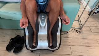 How to use the iSqueeze foot and leg massager