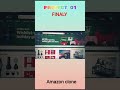 Amazon clone using only HTML &amp; CSS”.  #viral #coding #amazon #html #css