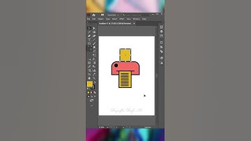 Modern Logo Design in Adobe Illustrator Tutorials #shorts #illustrator #trending #youtubereels
