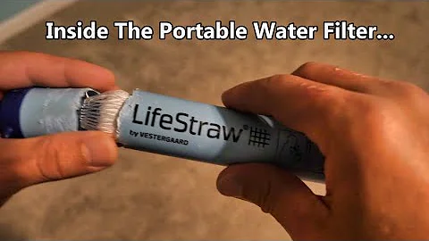 How This Portable Water Filter Works | Removes 99.999% of bacteria In Water (LifeStraw)