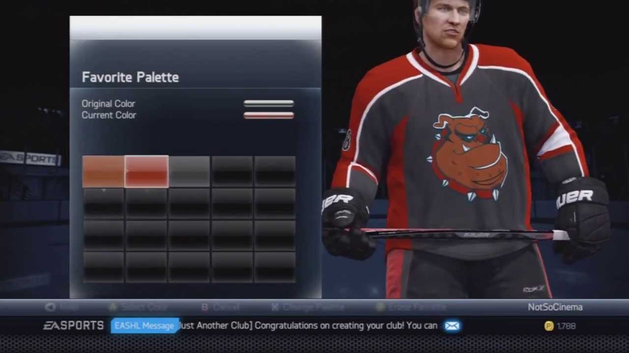 NHL 14: Making Club Jerseys