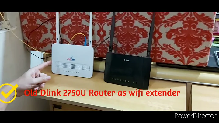 Setting up Dlink 2750U Router into wifi extender / wifi range extender throgh LAN cable Part1