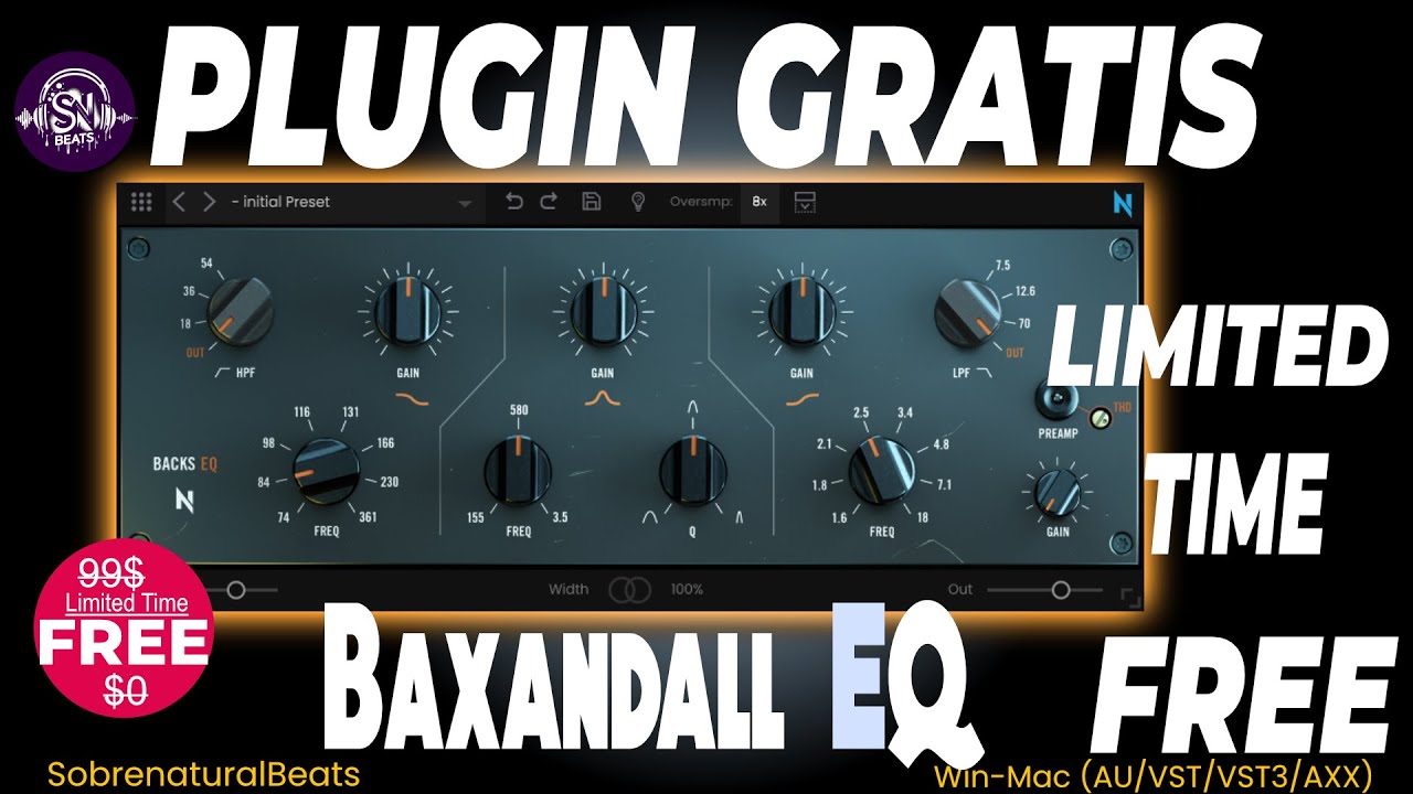 🎁BAXANDALL EQ PROFESIONAL GRATIS!! POR TIEMPO LIMITADO⏰ BACKS EQ NOISE ...