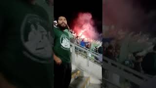 Recibimiento de los "PANZERS" Santiago Wanderers vs Santa Fe COPA LIBERTADORES 2018