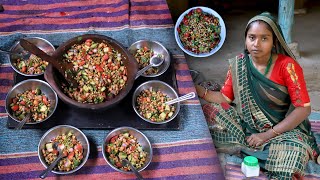 Making Of Village Style Healthy And High Protein Salad ||Village Cooking