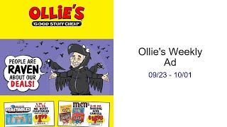 Ollie's Weekly Ad 09/23 - 10/01