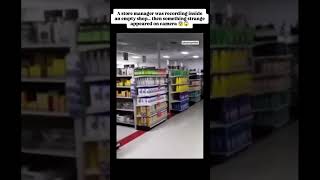 A Store Manager Late At Night Quickly Ran To The Security Office To Review The Cctv Footage